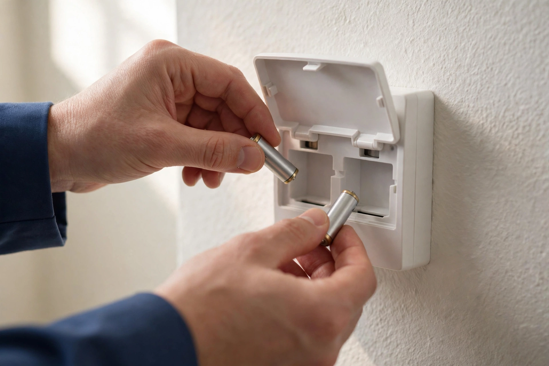 Furnace technician inspecting a home heating system in Dover, Delaware
